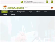 Tablet Screenshot of kukrejaagencies.com